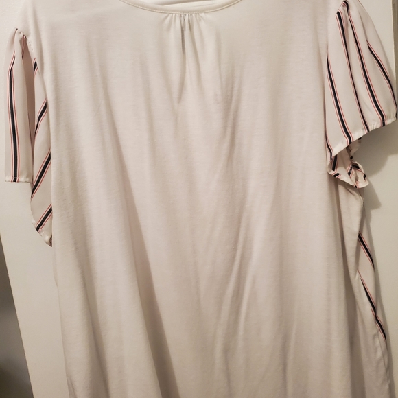 Pink and Blue Striped Blouse - Picture 3 of 6